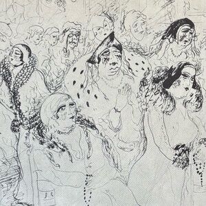 LA MESSA DELLE MADDALENE Gino Bonichi SCIPIONE 1931 Fine Art Print Vintage 40’s